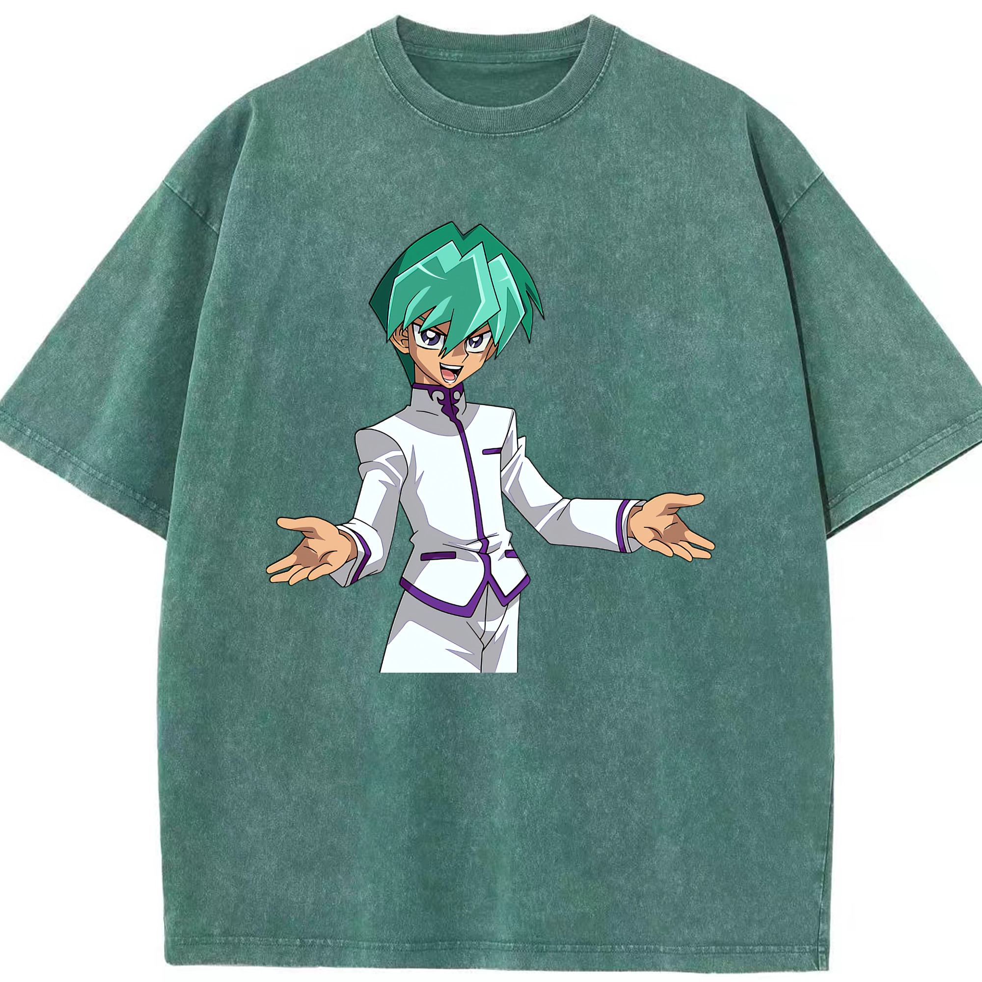 （画像用） 遊☆戯☆王 Yu-Gi-Oh! 綿100% ヴィンテージ風 半袖Tシャツ（フロントプリント）